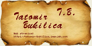 Tatomir Bukilica vizit kartica
